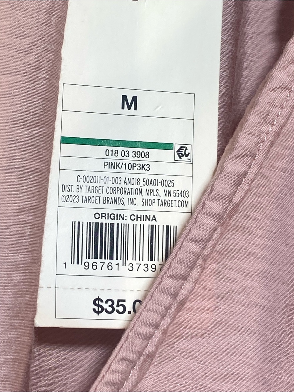 a new day Dusty Blush Long Sleeve Maxi Dress - Picture 5 of 10
